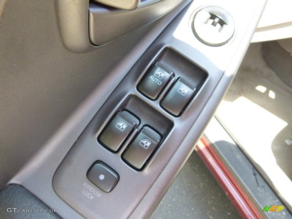 2002 Elantra GLS Sedan - Chianti Red / Beige photo #15