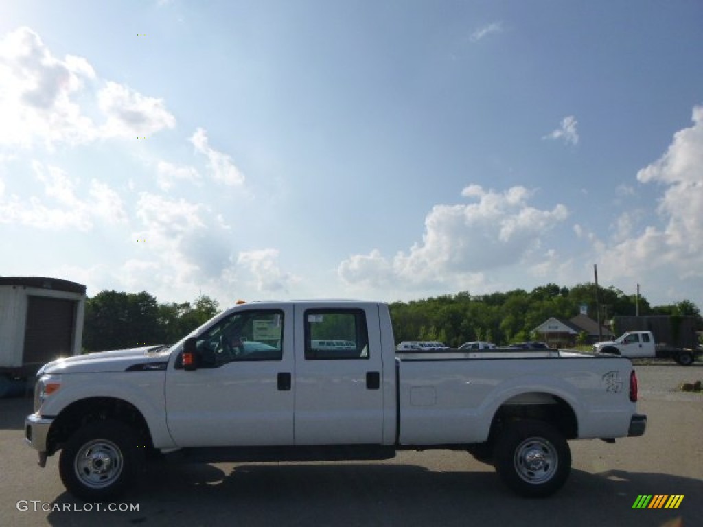 2015 F250 Super Duty XL Crew Cab 4x4 - Oxford White / Steel photo #5