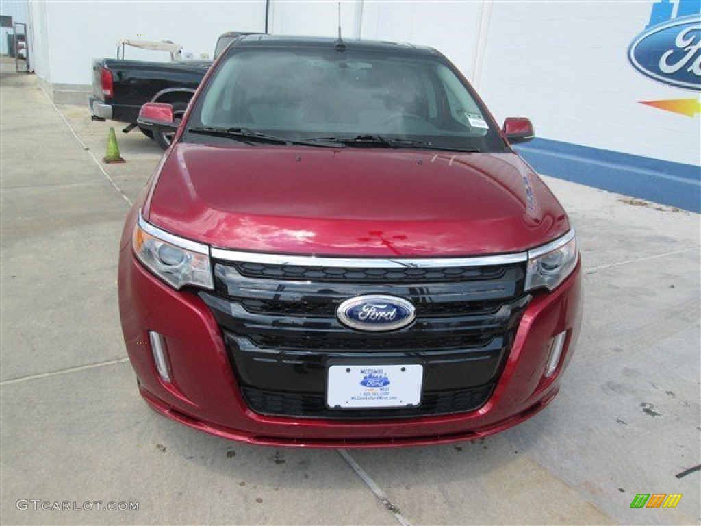 Ruby Red Ford Edge