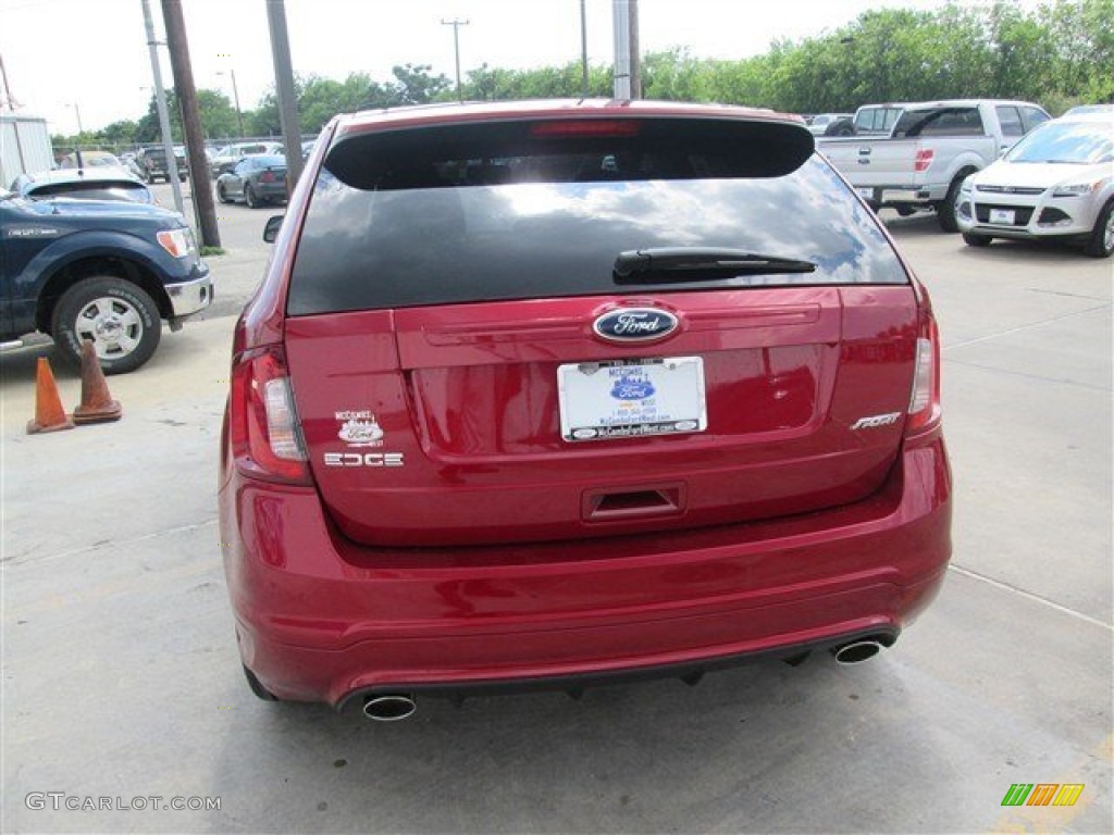2014 Edge Sport - Ruby Red / Sport Charcoal Black/Silver Smoke Metallic photo #5