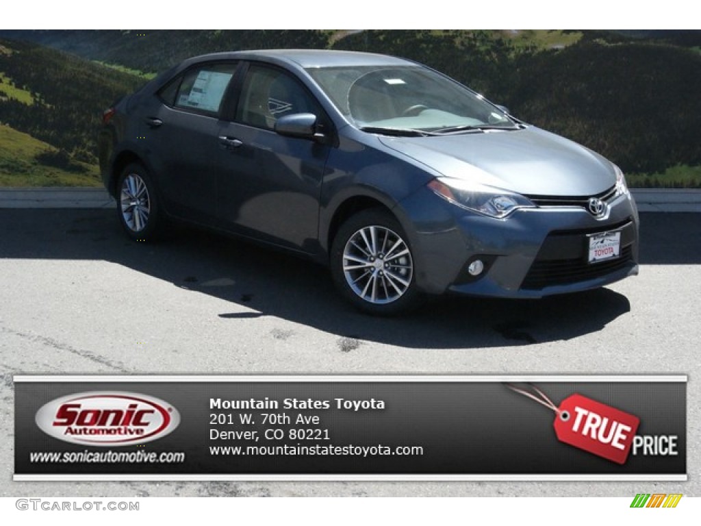 2014 Corolla LE - Slate Metallic / Ivory photo #1