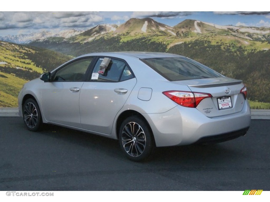 2014 Corolla S - Classic Silver Metallic / Steel Blue photo #3