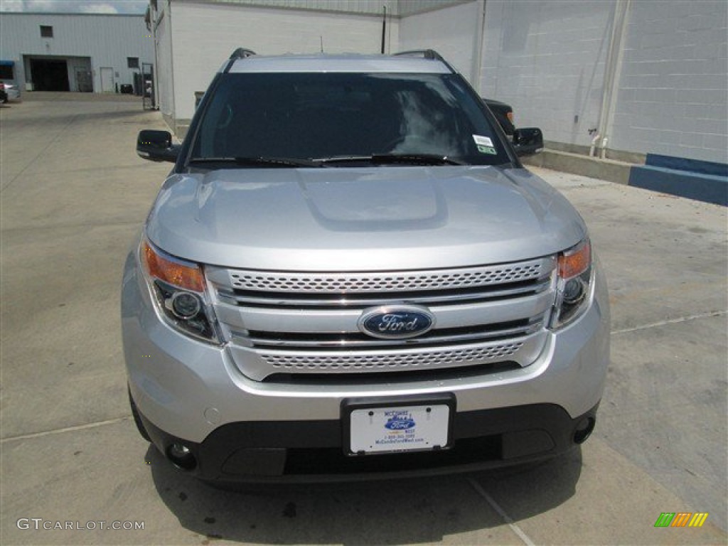 2014 Explorer XLT - Ingot Silver / Charcoal Black photo #1