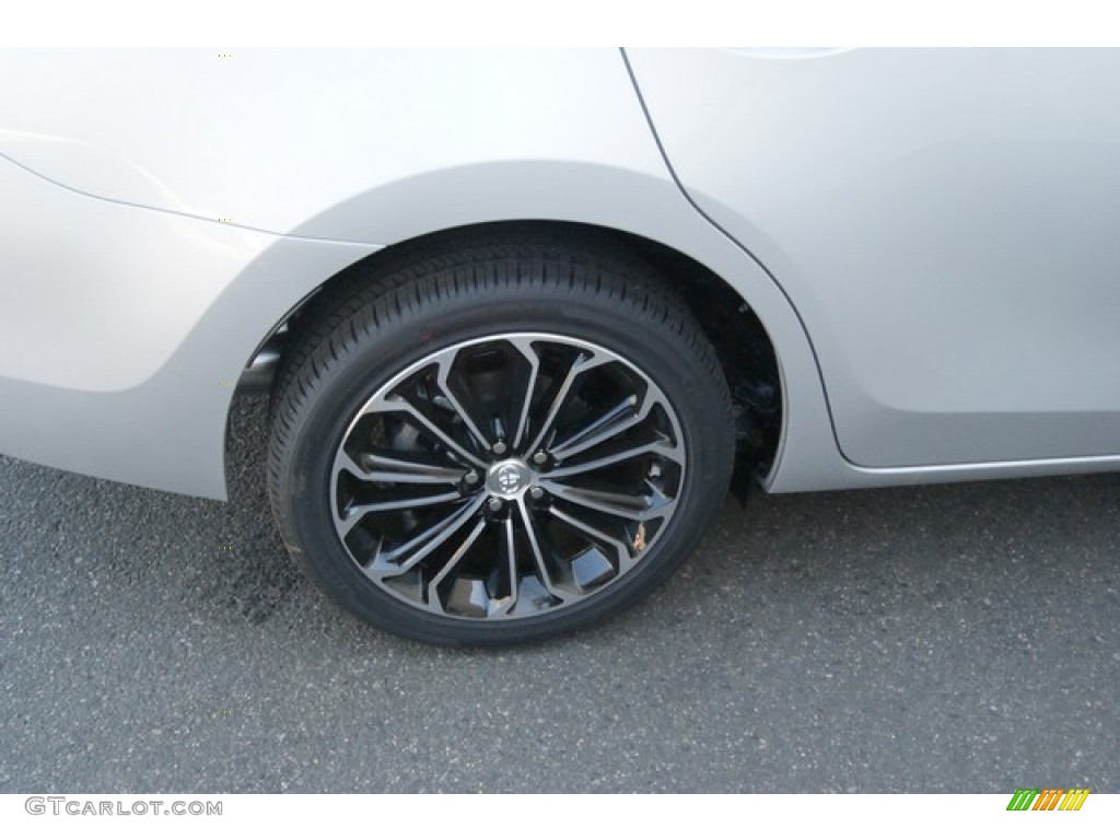 2014 Corolla S - Classic Silver Metallic / Steel Blue photo #9