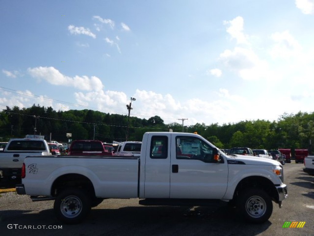 2015 F250 Super Duty XL Super Cab 4x4 - Oxford White / Steel photo #1