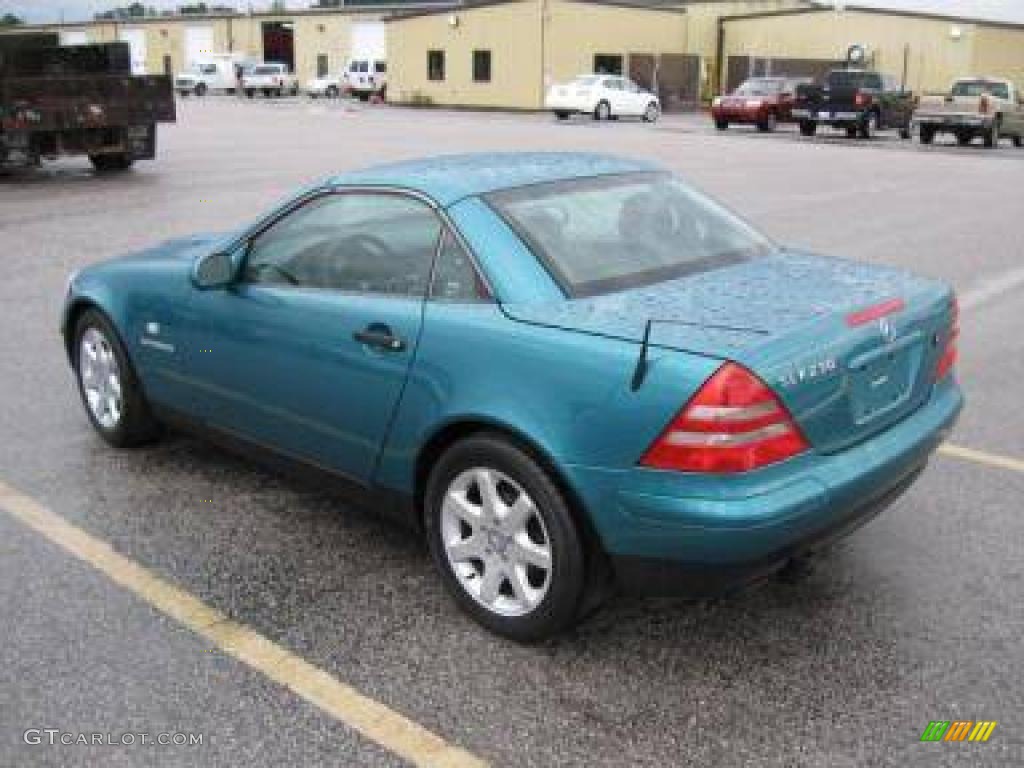 1998 SLK 230 Kompressor Roadster - Calypso Green Metallic / Black photo #2
