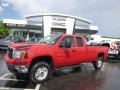 Fire Red - Sierra 2500HD Double Cab 4x4 Photo No. 1