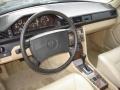 1989 Mercedes-Benz E Class Parchment Interior Prime Interior Photo