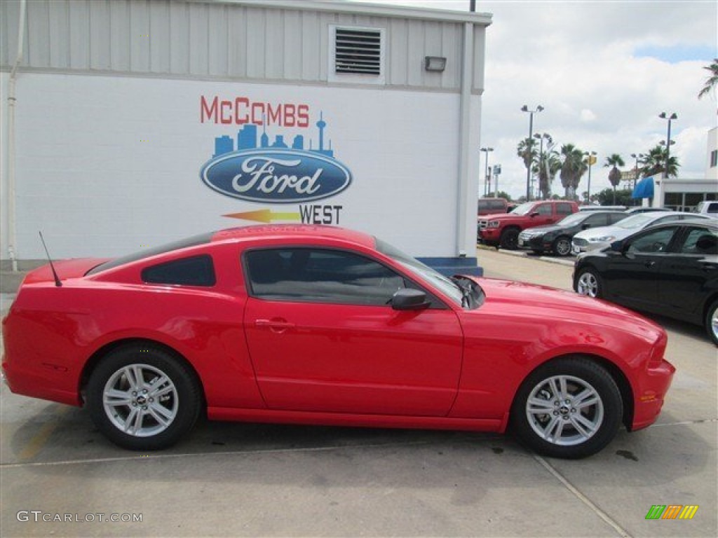 2014 Mustang V6 Coupe - Race Red / Charcoal Black photo #10