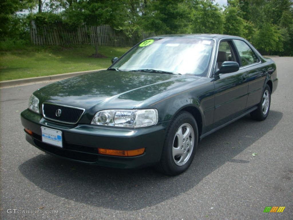 1997 TL 3.2 - Dark Green Pearl / Taupe photo #7