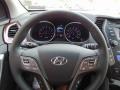 2014 Hyundai Santa Fe Black/Saddle Interior Steering Wheel Photo