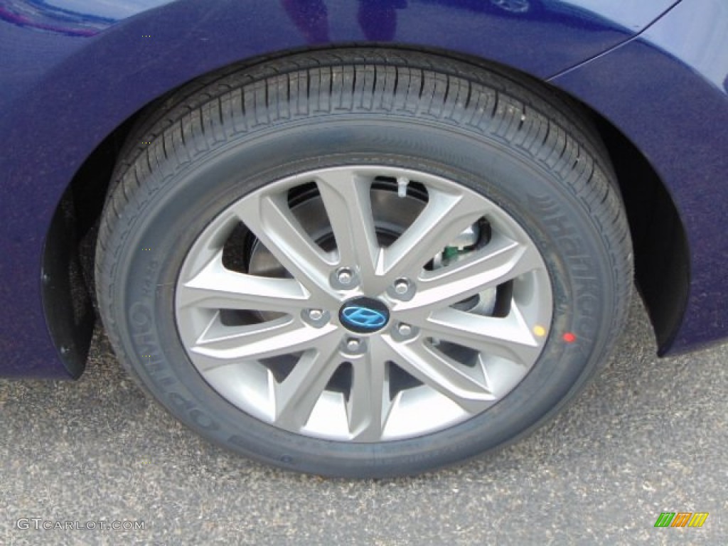 2014 Elantra SE Sedan - Blue / Gray photo #3