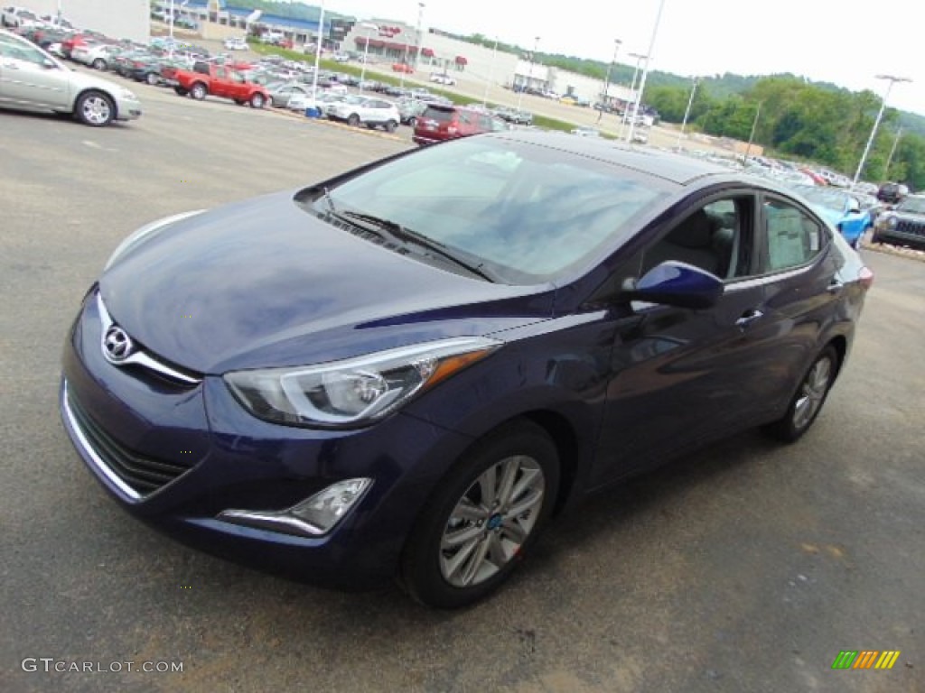 2014 Elantra SE Sedan - Blue / Gray photo #5