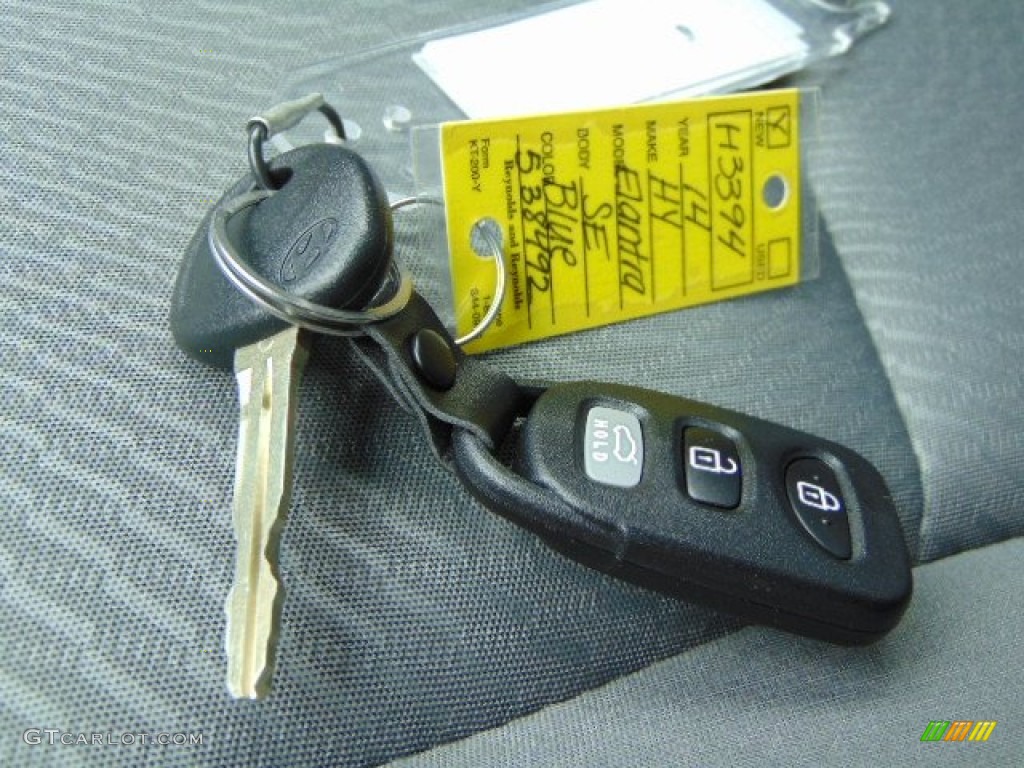 2014 Elantra SE Sedan - Blue / Gray photo #14