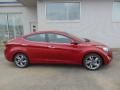 2014 Red Hyundai Elantra Limited Sedan  photo #2