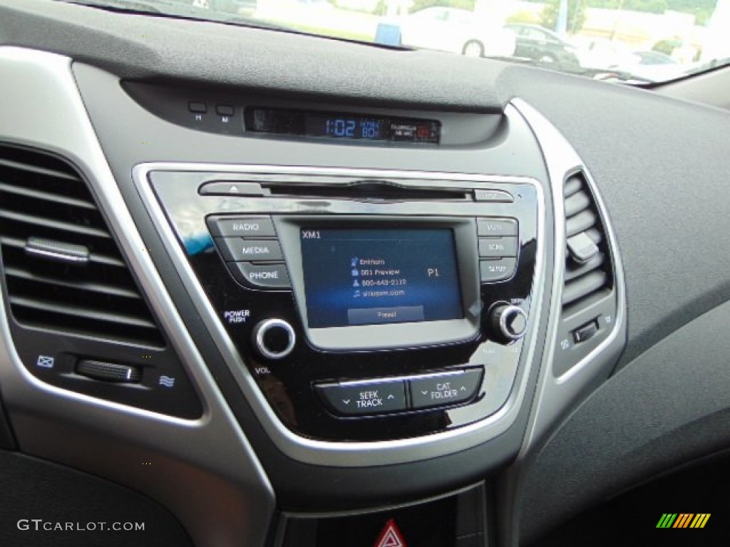 2014 Elantra Limited Sedan - Red / Black photo #14