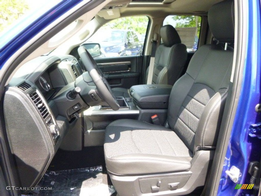 2014 1500 Sport Quad Cab 4x4 - Blue Streak Pearl Coat / Black photo #10