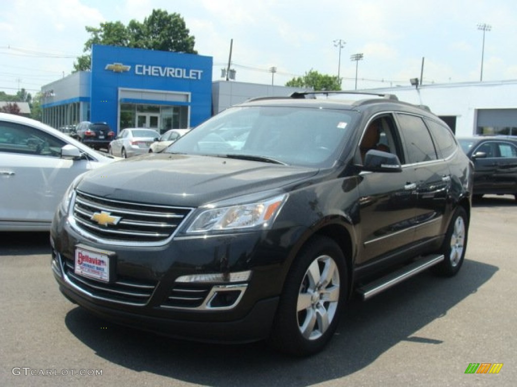 2013 Traverse LTZ AWD - Black Granite Metallic / Ebony/Mojave photo #1