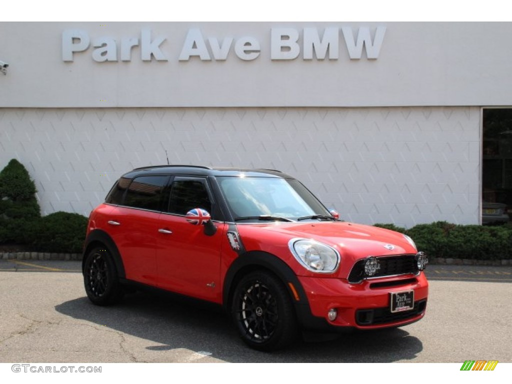 Pure Red Mini Cooper