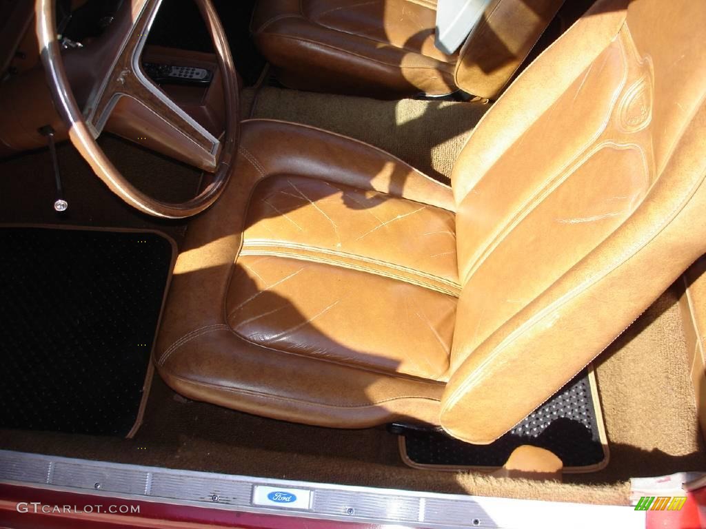 1971 Cougar XR7 Coupe - Maroon / Medium Brown photo #9