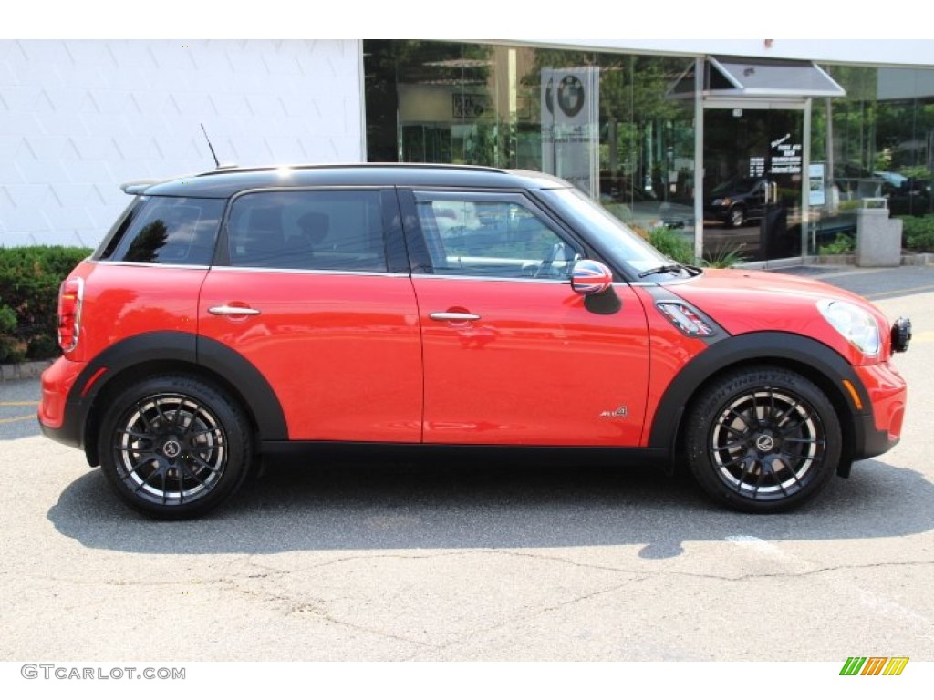 2011 Cooper S Countryman All4 AWD - Pure Red / Carbon Black photo #2