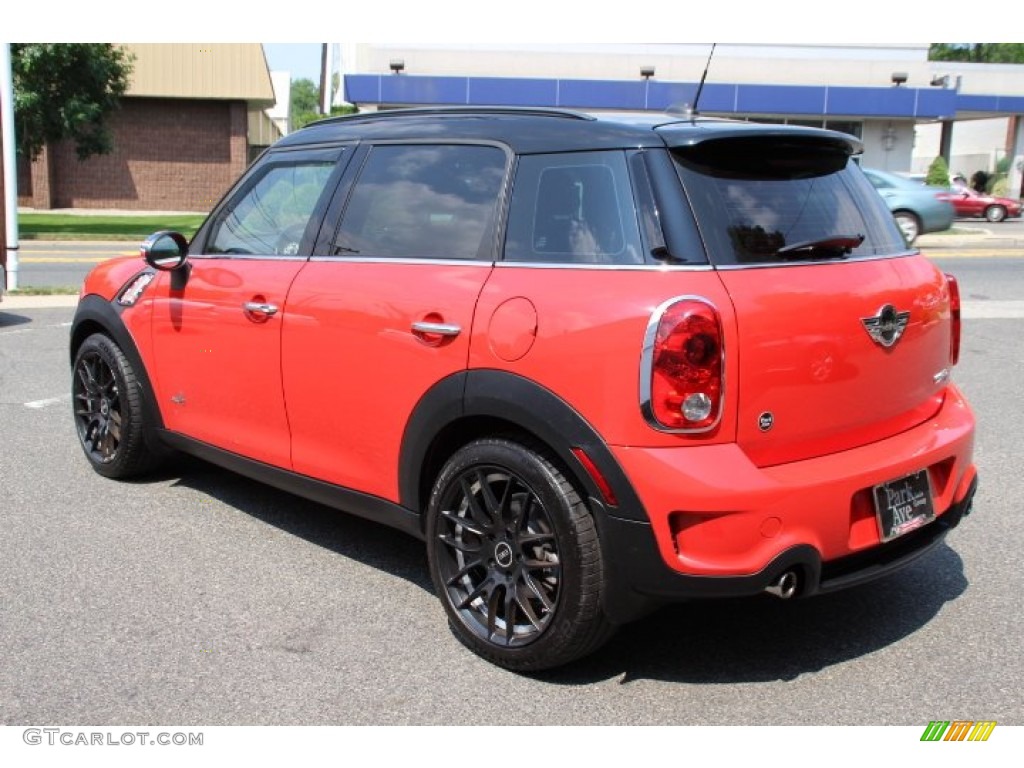 2011 Cooper S Countryman All4 AWD - Pure Red / Carbon Black photo #5