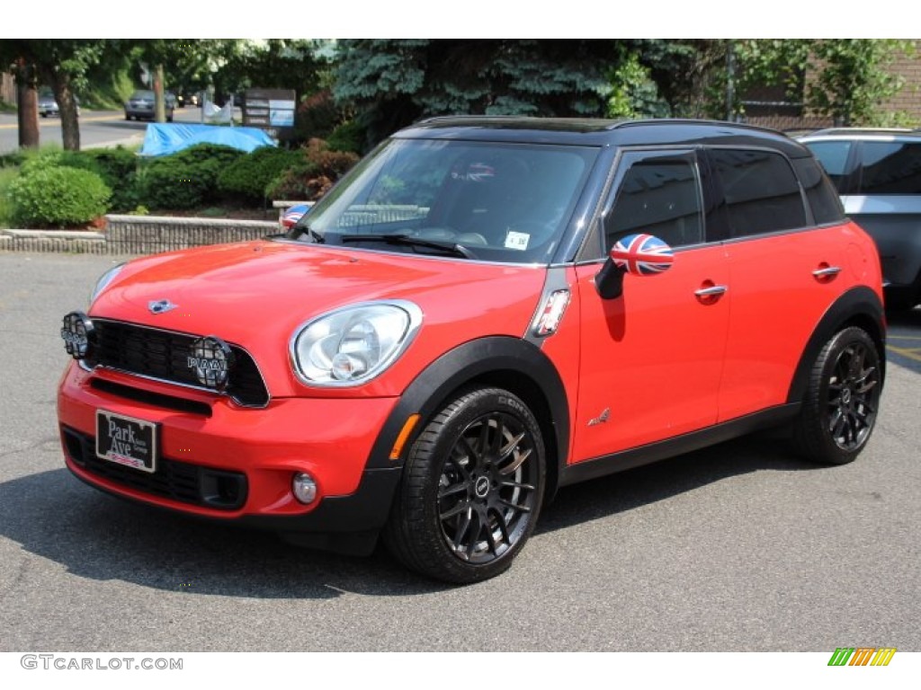 2011 Cooper S Countryman All4 AWD - Pure Red / Carbon Black photo #7
