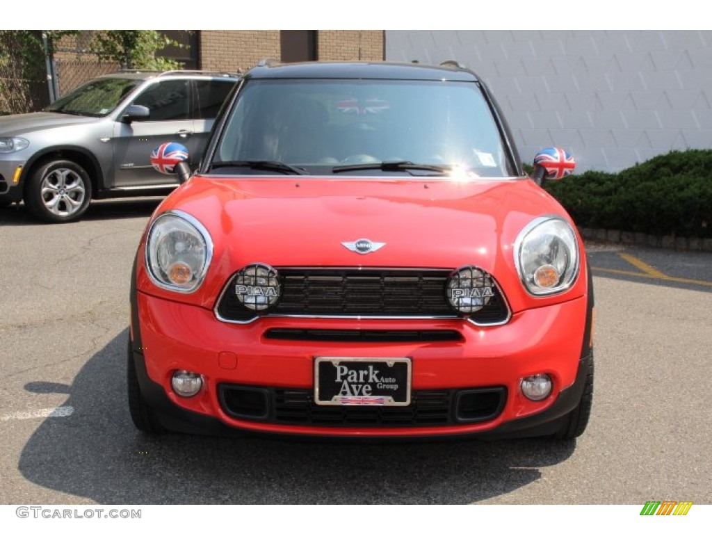 2011 Cooper S Countryman All4 AWD - Pure Red / Carbon Black photo #8