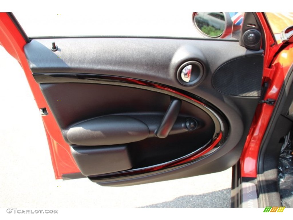 2011 Cooper S Countryman All4 AWD - Pure Red / Carbon Black photo #9