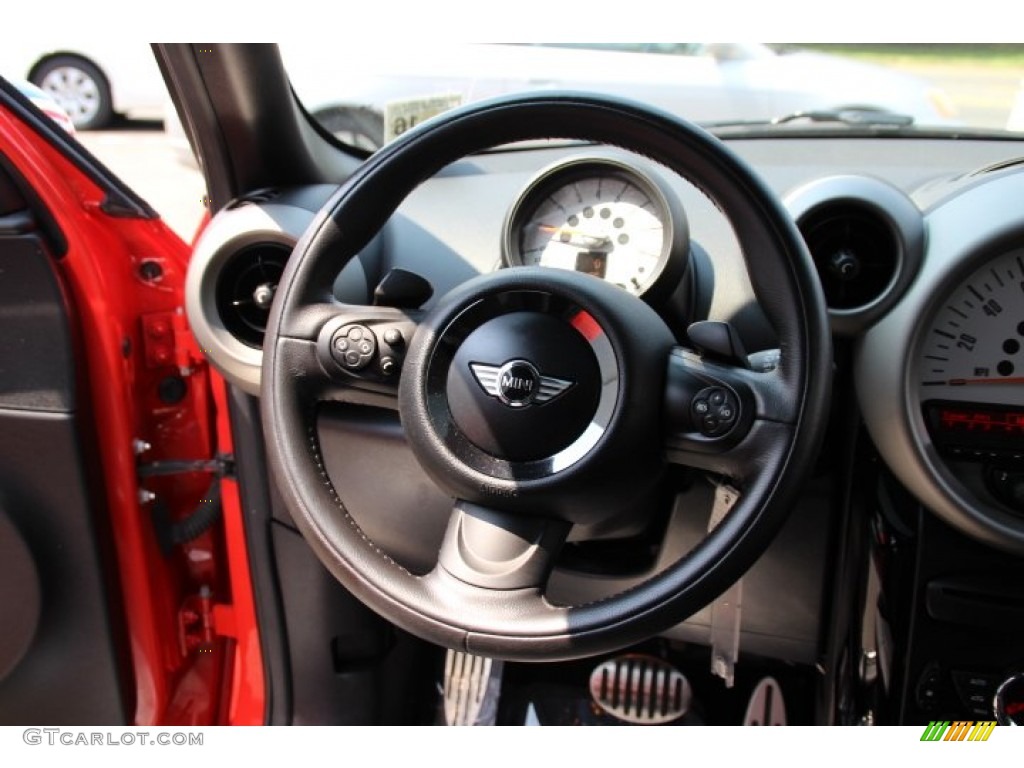 2011 Cooper S Countryman All4 AWD - Pure Red / Carbon Black photo #18