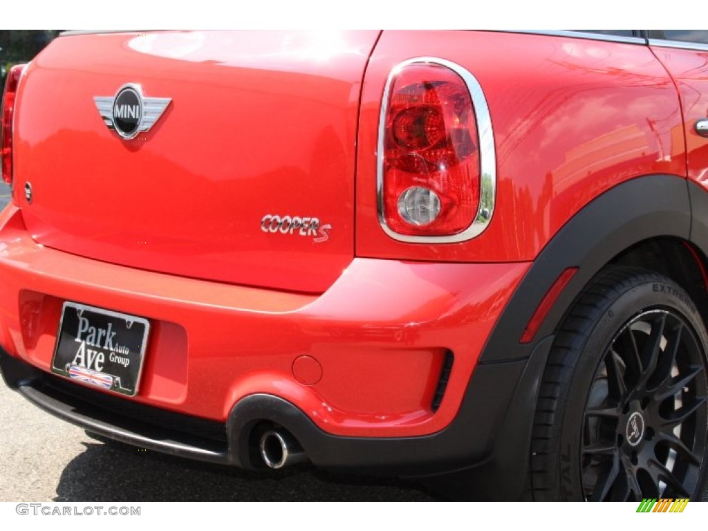 2011 Cooper S Countryman All4 AWD - Pure Red / Carbon Black photo #23