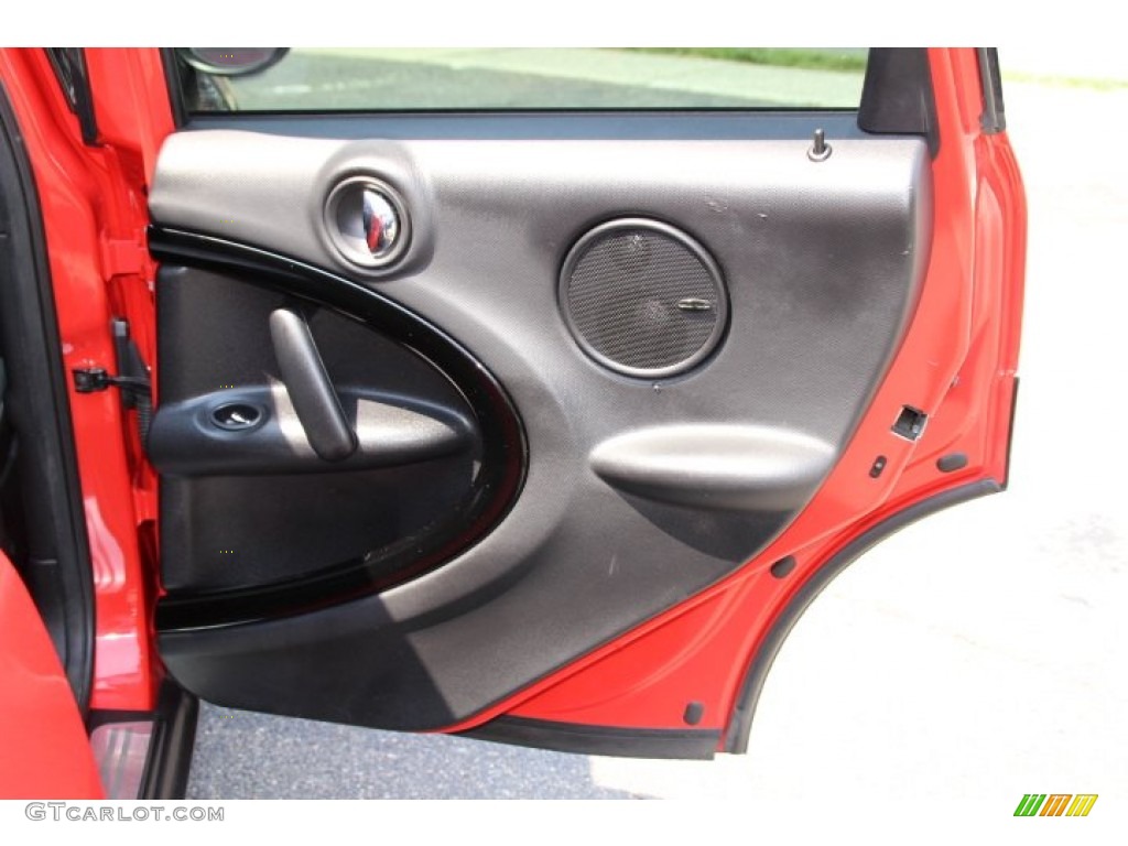 2011 Cooper S Countryman All4 AWD - Pure Red / Carbon Black photo #24