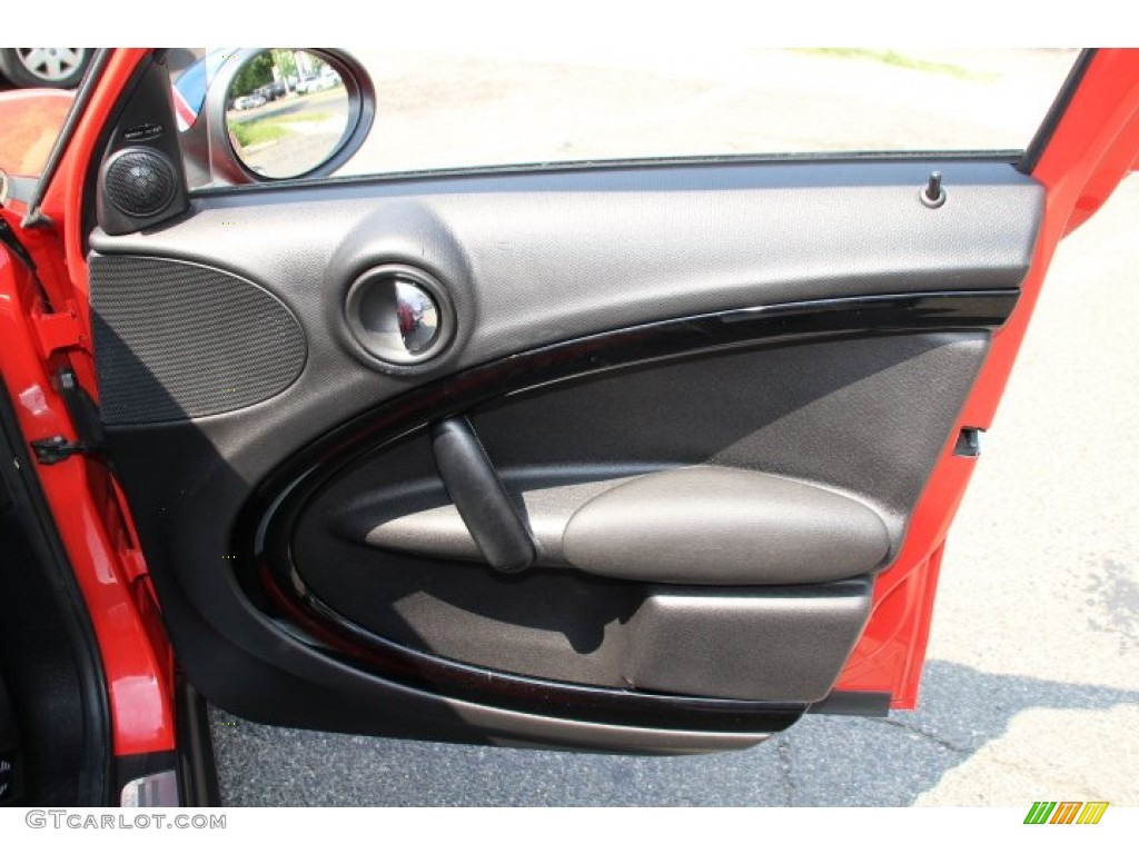 2011 Cooper S Countryman All4 AWD - Pure Red / Carbon Black photo #27