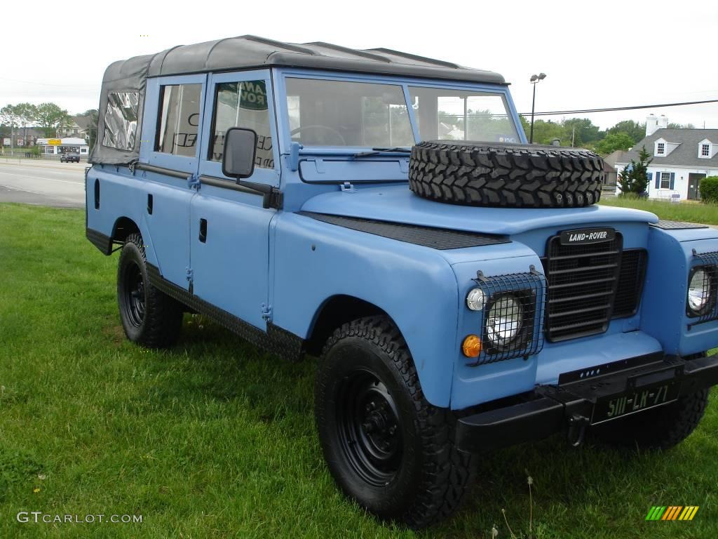 Blue Land Rover Series III