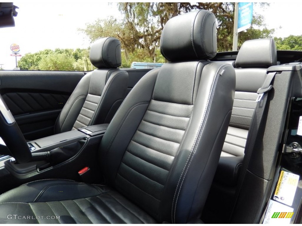 2014 Mustang V6 Convertible - Black / Charcoal Black photo #15
