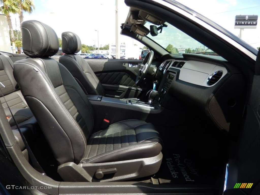 2014 Mustang V6 Convertible - Black / Charcoal Black photo #18