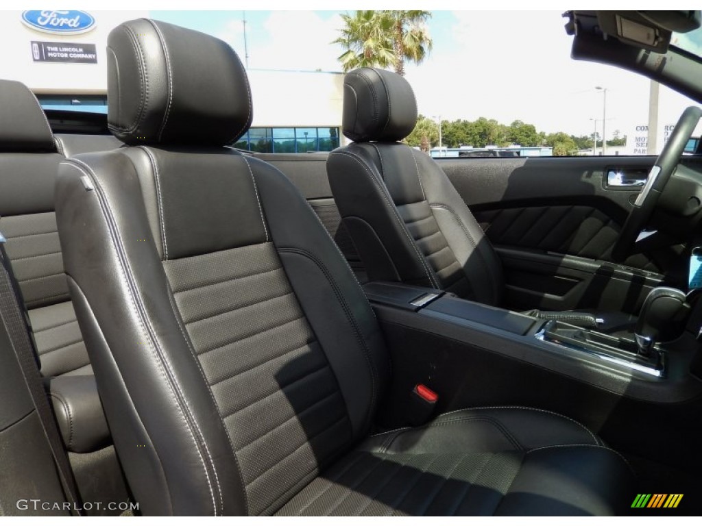2014 Mustang V6 Convertible - Black / Charcoal Black photo #19