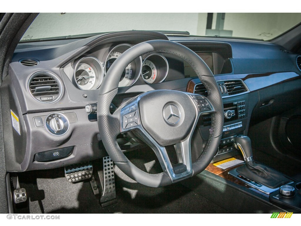 2014 Mercedes-Benz C 250 Sport Black Dashboard Photo #94113520
