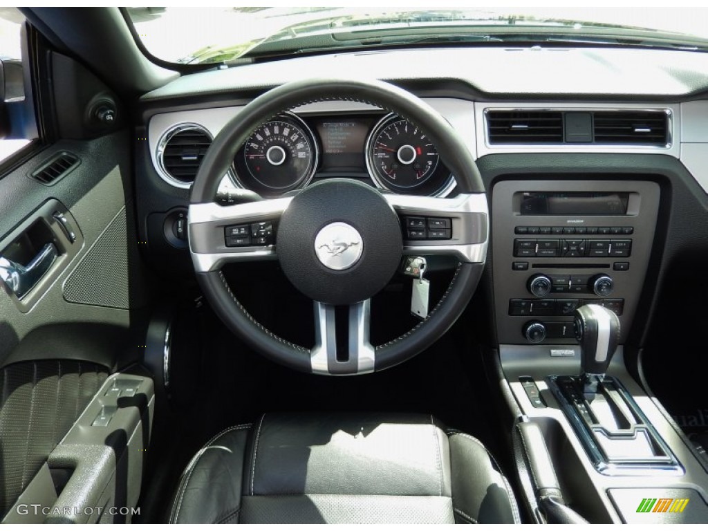 2014 Mustang V6 Convertible - Black / Charcoal Black photo #21