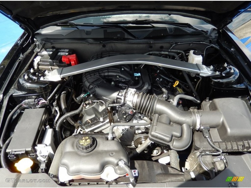 2014 Mustang V6 Convertible - Black / Charcoal Black photo #25