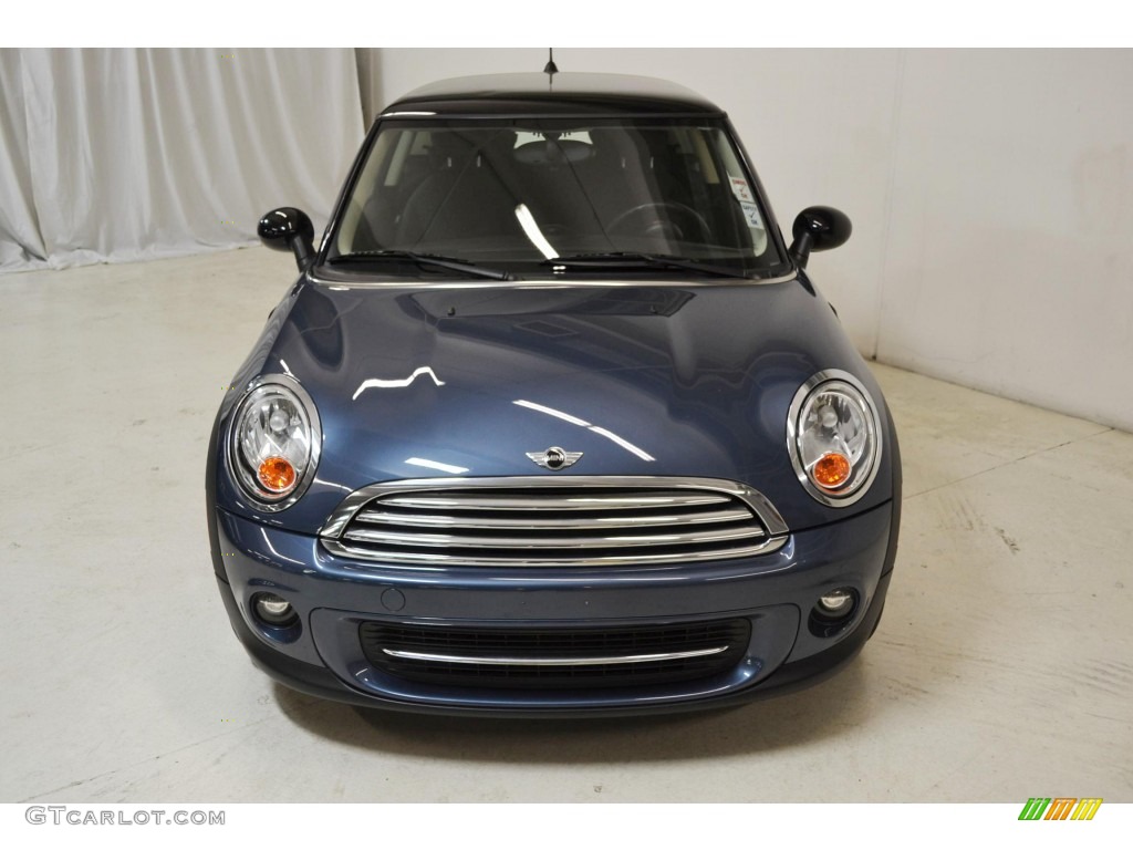 2011 Cooper Hardtop - Horizon Blue Metallic / Carbon Black photo #4