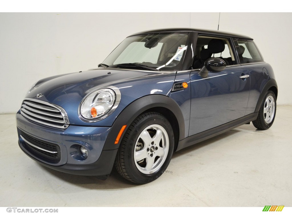 2011 Cooper Hardtop - Horizon Blue Metallic / Carbon Black photo #10