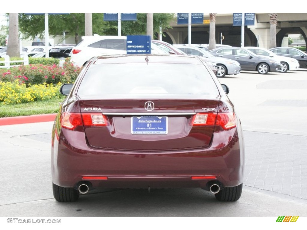 2012 TSX Technology Sedan - Basque Red Pearl / Parchment photo #5