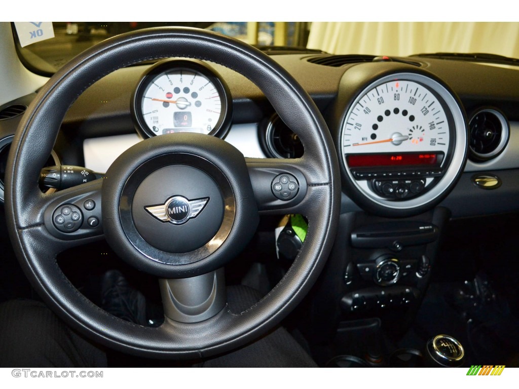 2011 Cooper Hardtop - Horizon Blue Metallic / Carbon Black photo #24