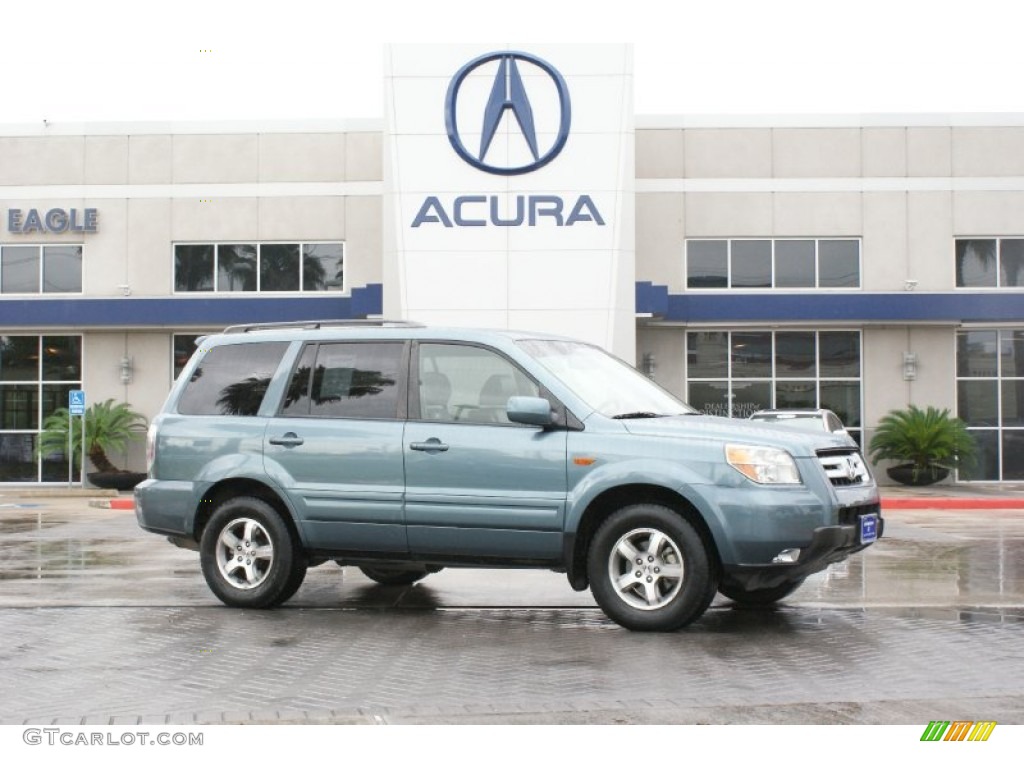 Steel Blue Metallic Honda Pilot