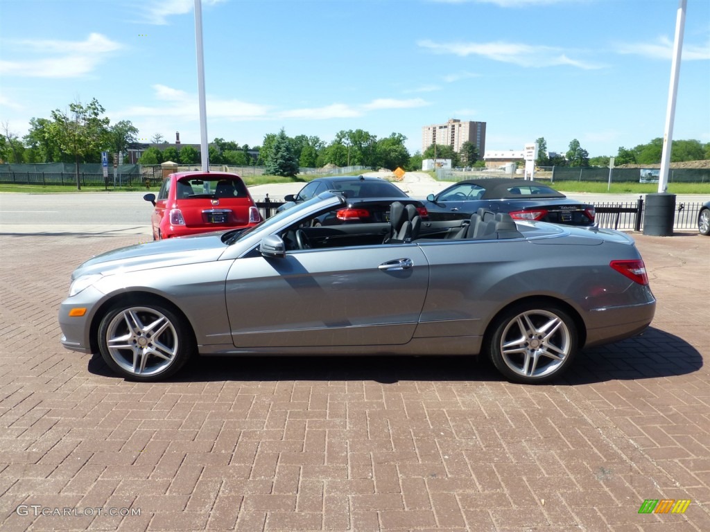2011 E 350 Cabriolet - Steel Grey Metallic / Black photo #2