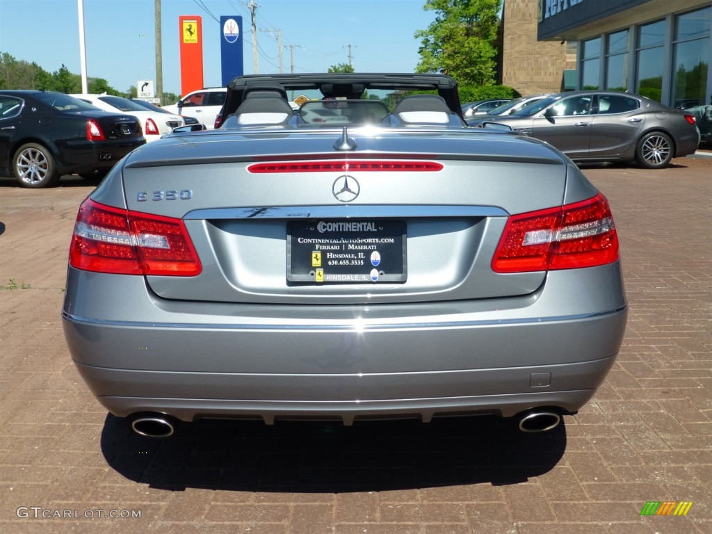 2011 E 350 Cabriolet - Steel Grey Metallic / Black photo #4