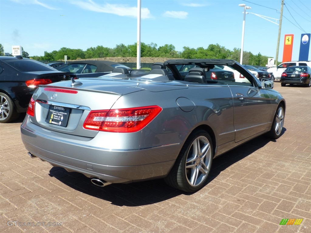 2011 E 350 Cabriolet - Steel Grey Metallic / Black photo #5