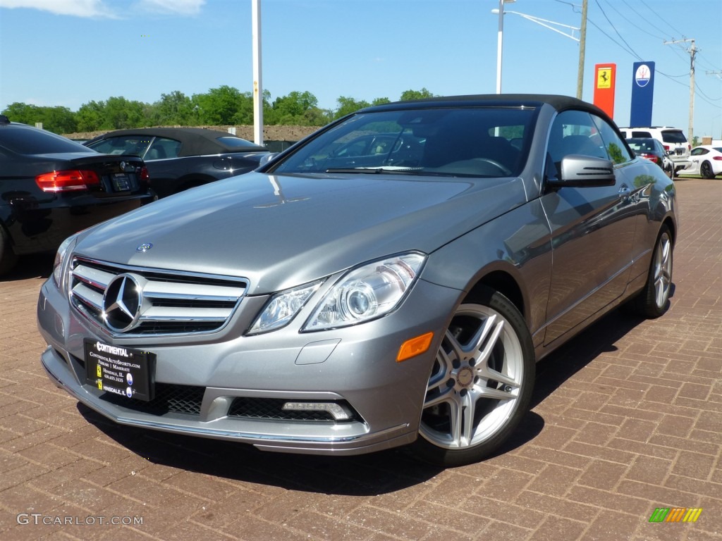 2011 E 350 Cabriolet - Steel Grey Metallic / Black photo #25