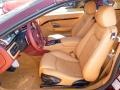 2014 Maserati GranTurismo Convertible Cuoio Interior Front Seat Photo